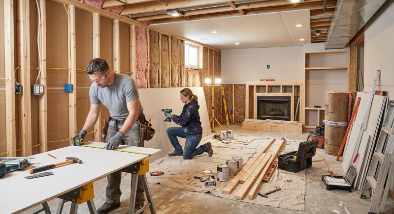 Living Room Renovation in Denver County, CO